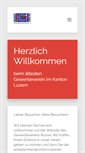 Mobile Screenshot of gewerberuswil.ch